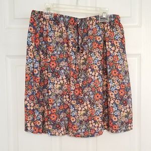 NWT Floral skirt. Copper Key